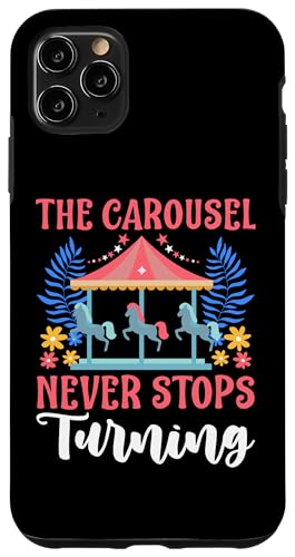 Karneval für Kinder: Das Karussell hört nie auf zu drehen Hülle für iPhone 11 Pro Max Karneval für Kinder: Das Karussell hört nie auf zu drehen Hülle für iPhone 11 Pro Max von Carnival And Fairground Designs For Kids