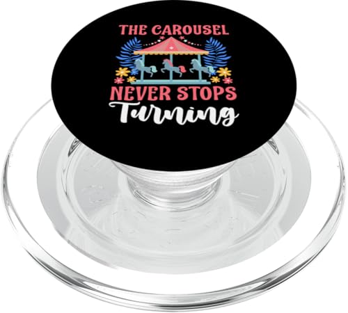 Karneval für Kinder: Das Karussell hört nie auf zu drehen PopSockets PopGrip für MagSafe Karneval für Kinder: Das Karussell hört nie auf zu drehen PopSockets PopGrip für MagSafe von Carnival And Fairground Designs For Kids