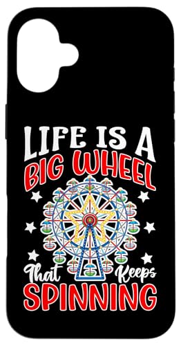 Karneval für Kinder: Das Leben ist ein großes Rad, das sich ständig dreht Hülle für iPhone 16 Plus von Carnival And Fairground Designs For Kids