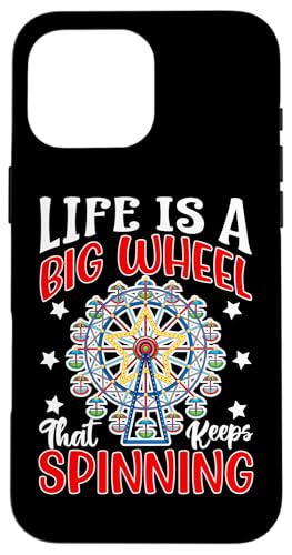 Karneval für Kinder: Das Leben ist ein großes Rad, das sich ständig dreht Hülle für iPhone 16 Pro Max von Carnival And Fairground Designs For Kids