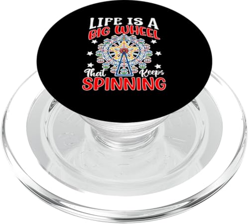 Karneval für Kinder: Das Leben ist ein großes Rad, das sich ständig dreht PopSockets PopGrip für MagSafe von Carnival And Fairground Designs For Kids