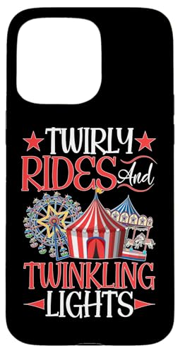 Karneval für Kinder: Drehfahrten und funkelnde Lichter Hülle für iPhone 15 Pro Max von Carnival And Fairground Designs For Kids