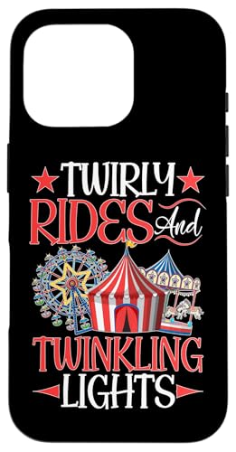 Karneval für Kinder: Drehfahrten und funkelnde Lichter Hülle für iPhone 16 Pro von Carnival And Fairground Designs For Kids