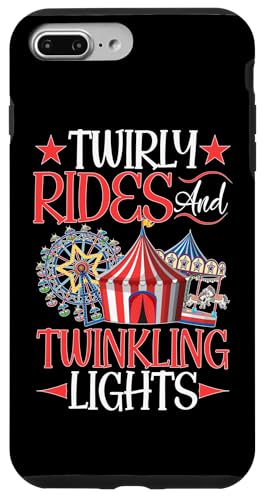 Karneval für Kinder: Drehfahrten und funkelnde Lichter Hülle für iPhone 7 Plus/8 Plus von Carnival And Fairground Designs For Kids