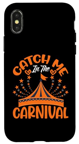Karneval für Kinder: Fang mich im Karneval Hülle für iPhone X/XS Karneval für Kinder: Fang mich im Karneval Hülle für iPhone X/XS von Carnival And Fairground Designs For Kids