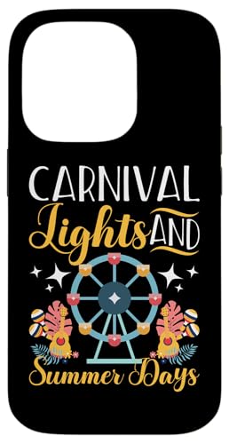 Karneval für Kinder: Karnevalslichter und Sommertage Hülle für iPhone 14 Pro Karneval für Kinder: Karnevalslichter und Sommertage Hülle für iPhone 14 Pro von Carnival And Fairground Designs For Kids
