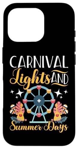 Karneval für Kinder: Karnevalslichter und Sommertage Hülle für iPhone 16 Pro Karneval für Kinder: Karnevalslichter und Sommertage Hülle für iPhone 16 Pro von Carnival And Fairground Designs For Kids