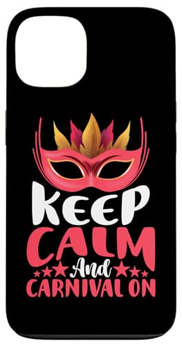 Karneval für Kinder: Keep Calm And Carnival On Hülle für iPhone 13 Karneval für Kinder: Keep Calm And Carnival On Hülle für iPhone 13 von Carnival And Fairground Designs For Kids