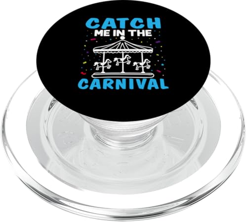 Karneval: Catch Me In The Carnival PopSockets PopGrip für MagSafe Karneval: Catch Me In The Carnival PopSockets PopGrip für MagSafe von Carnival And Fairground Designs For Kids