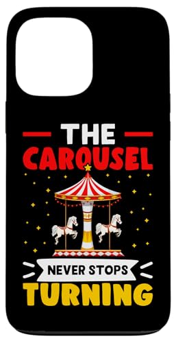 Karneval: Das Karussell hört nie auf zu drehen Hülle für iPhone 13 Pro Max Karneval: Das Karussell hört nie auf zu drehen Hülle für iPhone 13 Pro Max von Carnival And Fairground Designs For Kids