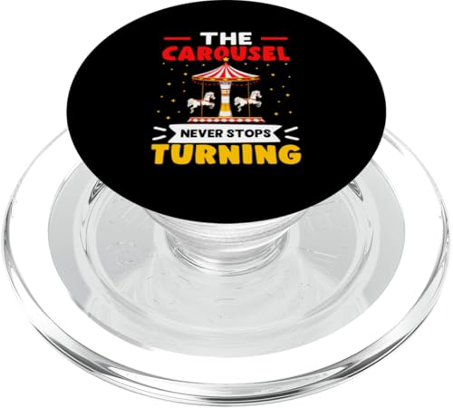 Karneval: Das Karussell hört nie auf zu drehen PopSockets PopGrip für MagSafe Karneval: Das Karussell hört nie auf zu drehen PopSockets PopGrip für MagSafe von Carnival And Fairground Designs For Kids