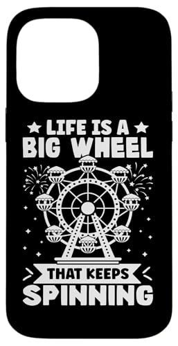 Karneval: Das Leben ist ein großes Rad, das sich ständig dreht Hülle für iPhone 14 Pro Max von Carnival And Fairground Designs For Kids