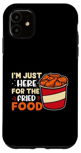 Karneval: Ich bin nur wegen dem gebratenen Essen hier Hülle für iPhone 11 Karneval: Ich bin nur wegen dem gebratenen Essen hier Hülle für iPhone 11 von Carnival And Fairground Designs For Kids