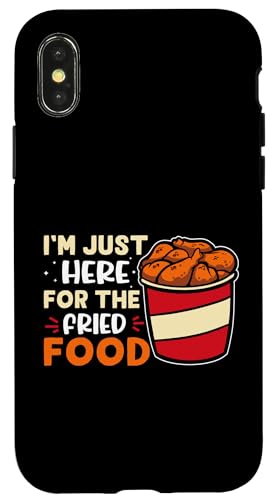 Karneval: Ich bin nur wegen dem gebratenen Essen hier Hülle für iPhone X/XS Karneval: Ich bin nur wegen dem gebratenen Essen hier Hülle für iPhone X/XS von Carnival And Fairground Designs For Kids