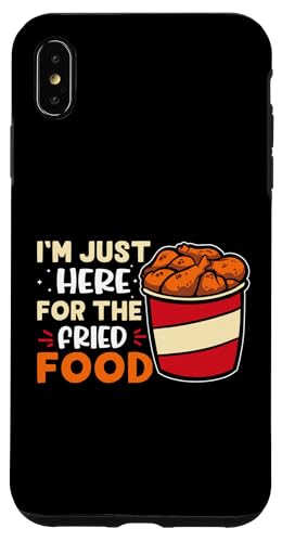 Karneval: Ich bin nur wegen dem gebratenen Essen hier Hülle für iPhone XS Max von Carnival And Fairground Designs For Kids