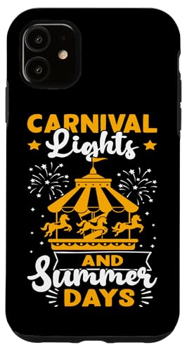 Karneval: Karnevalslichter und Sommertage Hülle für iPhone 11 Karneval: Karnevalslichter und Sommertage Hülle für iPhone 11 von Carnival And Fairground Designs For Kids