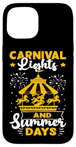 Karneval: Karnevalslichter und Sommertage Hülle für iPhone 15 Karneval: Karnevalslichter und Sommertage Hülle für iPhone 15 von Carnival And Fairground Designs For Kids
