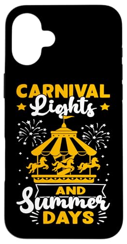 Karneval: Karnevalslichter und Sommertage Hülle für iPhone 16 Plus Karneval: Karnevalslichter und Sommertage Hülle für iPhone 16 Plus von Carnival And Fairground Designs For Kids
