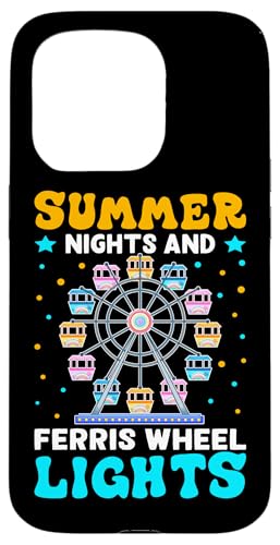 Karneval: Sommernächte und Riesenradlichter Hülle für iPhone 15 Pro Karneval: Sommernächte und Riesenradlichter Hülle für iPhone 15 Pro von Carnival And Fairground Designs For Kids