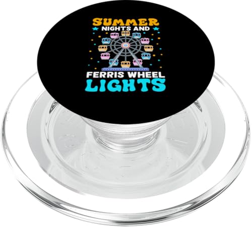 Karneval: Sommernächte und Riesenradlichter PopSockets PopGrip für MagSafe Karneval: Sommernächte und Riesenradlichter PopSockets PopGrip für MagSafe von Carnival And Fairground Designs For Kids