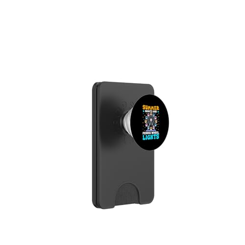 Karneval: Sommernächte und Riesenradlichter PopSockets PopWallet für MagSafe Karneval: Sommernächte und Riesenradlichter PopSockets PopWallet für MagSafe von Carnival And Fairground Designs For Kids
