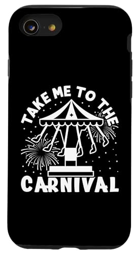 Karneval: Take Me To The Carnival Hülle für iPhone SE (2020) / 7 / 8 von Carnival And Fairground Designs For Kids