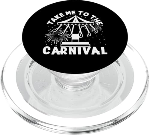 Karneval: Take Me To The Carnival PopSockets PopGrip für MagSafe Karneval: Take Me To The Carnival PopSockets PopGrip für MagSafe von Carnival And Fairground Designs For Kids