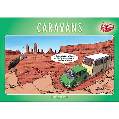 CARAVANS YOUNG AT HEART A4 CALENDAR 2024 von Carousel Calendars