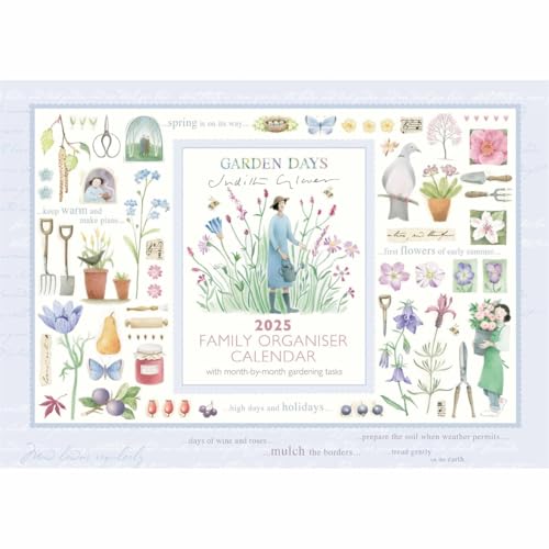 Garden Days Week-to-View Planner A4 Calendar 2025 Garden Days Week-to-View Planner A4 Calendar 2025 von Carousel Calendars
