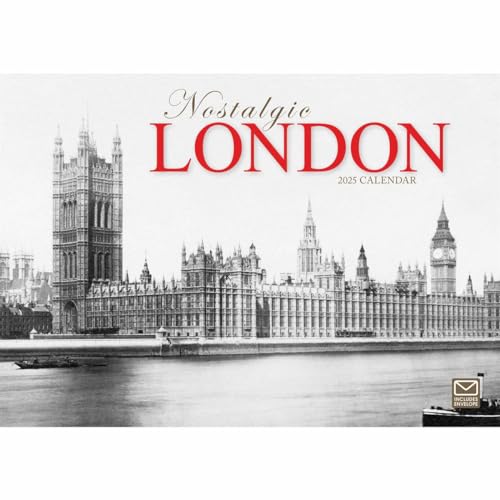 Nostalgic London A4 Calendar 2025 von Carousel Calendars