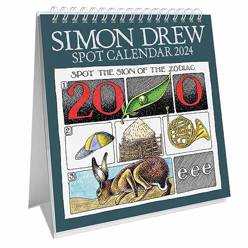 SIMON DREW EASEL DESK CALENDAR 2024 von Carousel Calendars