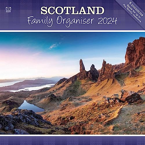 Schottland Family Organizer Wandplaner 2024 von Carousel Calendars