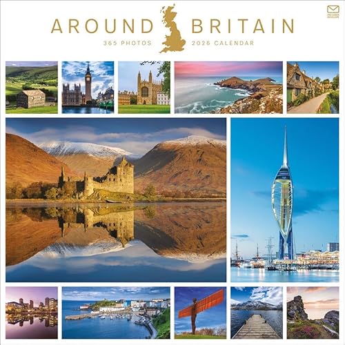 Carousel Worldwide, Around Britain Wandkalender 2026, quadratisch Carousel Worldwide, Around Britain Wandkalender 2026, quadratisch von Carousel Worldwide