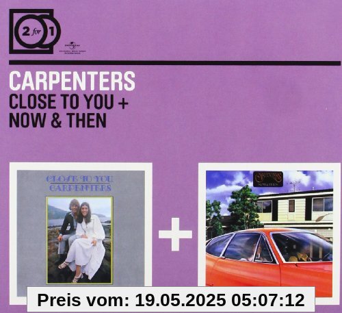 2 For 1: Close To You / Now & Then (Digipack ohne Booklet) von Carpenters