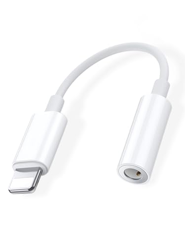 Carphone Warehouse Adapter für iPhone, Lightning auf 3,5mm Klinke, Kompatibel mit iPhone 14/14 Pro/13/13 Pro Max/12/11 Pro/X/XS Max/XR/8/7 Carphone Warehouse Adapter für iPhone, Lightning auf 3,5mm Klinke, Kompatibel mit iPhone 14/14 Pro/13/13 Pro Max/12/11 Pro/X/XS Max/XR/8/7 von Carphone Warehouse