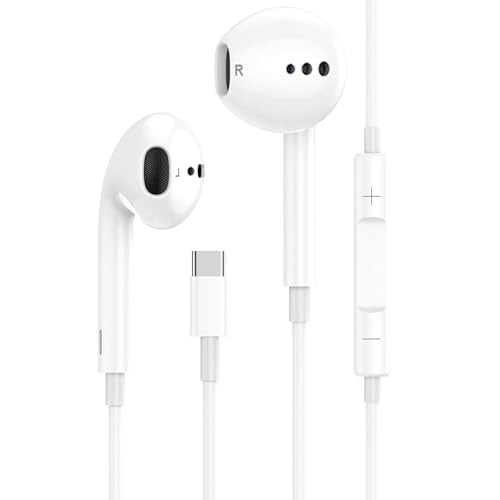 USB C Kopfhörer für Samsung S24 S23 Ultra S22 S21 FE S20 A53 A54, HiFi Stereo USB C Kopfhörer mit Mikrofon In-Ear Kopfhörer mit Kabel für iPhone 15/15 Pro, iPad Pro, Google Pixel 8 7, OnePlus, Huawei USB C Kopfhörer für Samsung S24 S23 Ultra S22 S21 FE S20 A53 A54, HiFi Stereo USB C Kopfhörer mit Mikrofon In-Ear Kopfhörer mit Kabel für iPhone 15/15 Pro, iPad Pro, Google Pixel 8 7, OnePlus, Huawei von Carphone Warehouse
