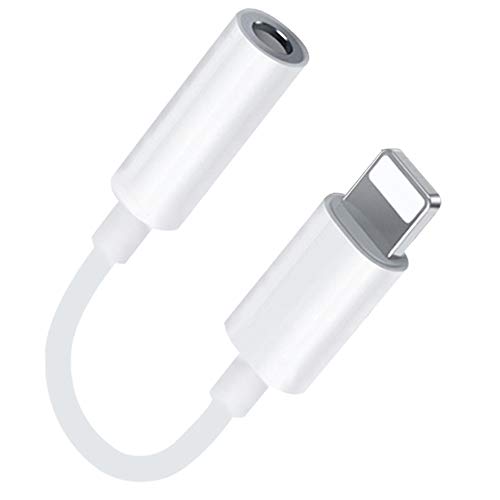 iPhone Kopfhörer Adapter [Apple MFi Zertifiziert] Lightning auf 3,5 mm Jack Klinke Anschluss Aux Audio Kabel Dongle Kopfhörer Splitter Konverter, Kompatibel mit iPhone 14/14Plus/14Pro/13/12/11/X/iPad von Carphone Warehouse