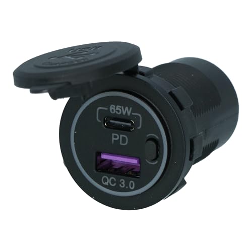 Carpoint Einbausteckdose USB-A/USB-C 65W Schnelllader Carpoint Einbausteckdose USB-A/USB-C 65W Schnelllader von Carpoint
