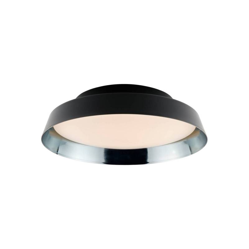 LED-Außendeckenlampe Boop! Ø37cm schwarz/blau-grau von Carpyen