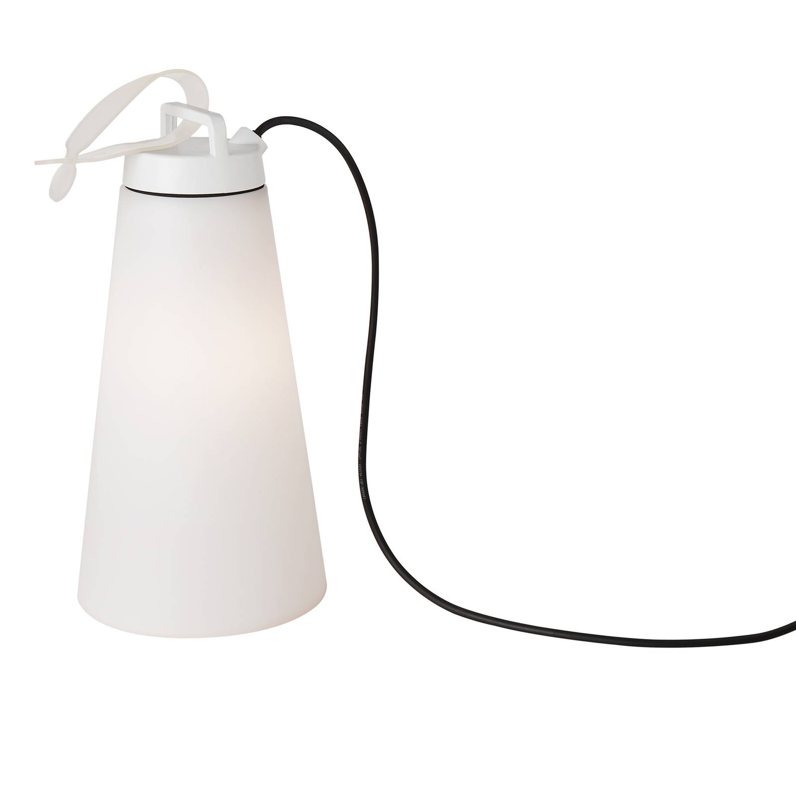 LED-Außendekoleuchte Sasha, Kabel, Höhe 41cm weiß LED-Außendekoleuchte Sasha, Kabel, Höhe 41cm weiß von Carpyen