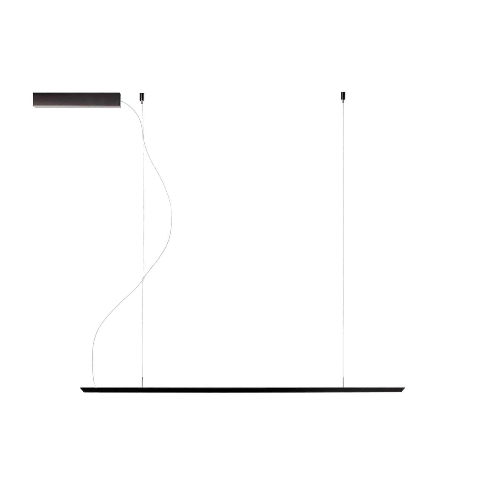 LED-Hängeleuchte Lineal, schwarz, Länge 110 cm LED-Hängeleuchte Lineal, schwarz, Länge 110 cm von Carpyen