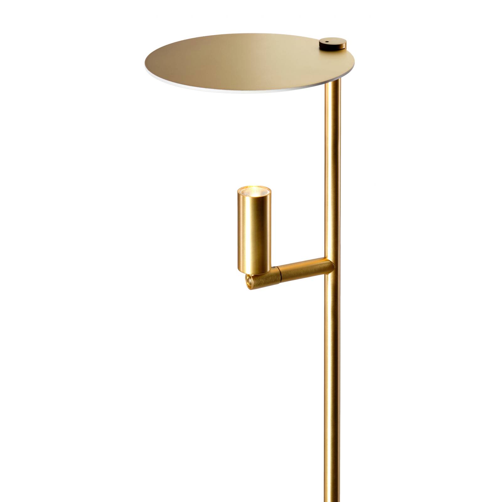 LED-Stehleuchte Kelly, Spot justierbar, gold/gold von Carpyen