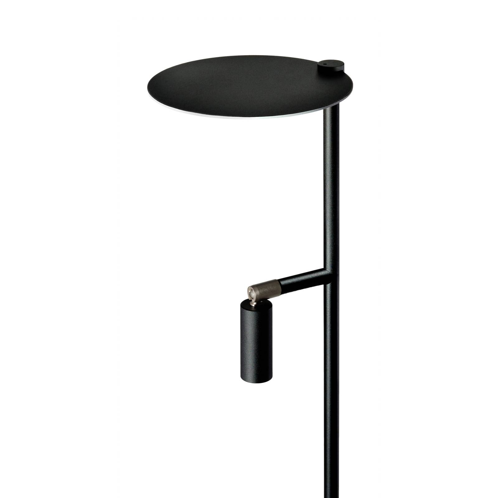 LED-Stehleuchte Kelly Spot justierbar black/nickel von Carpyen