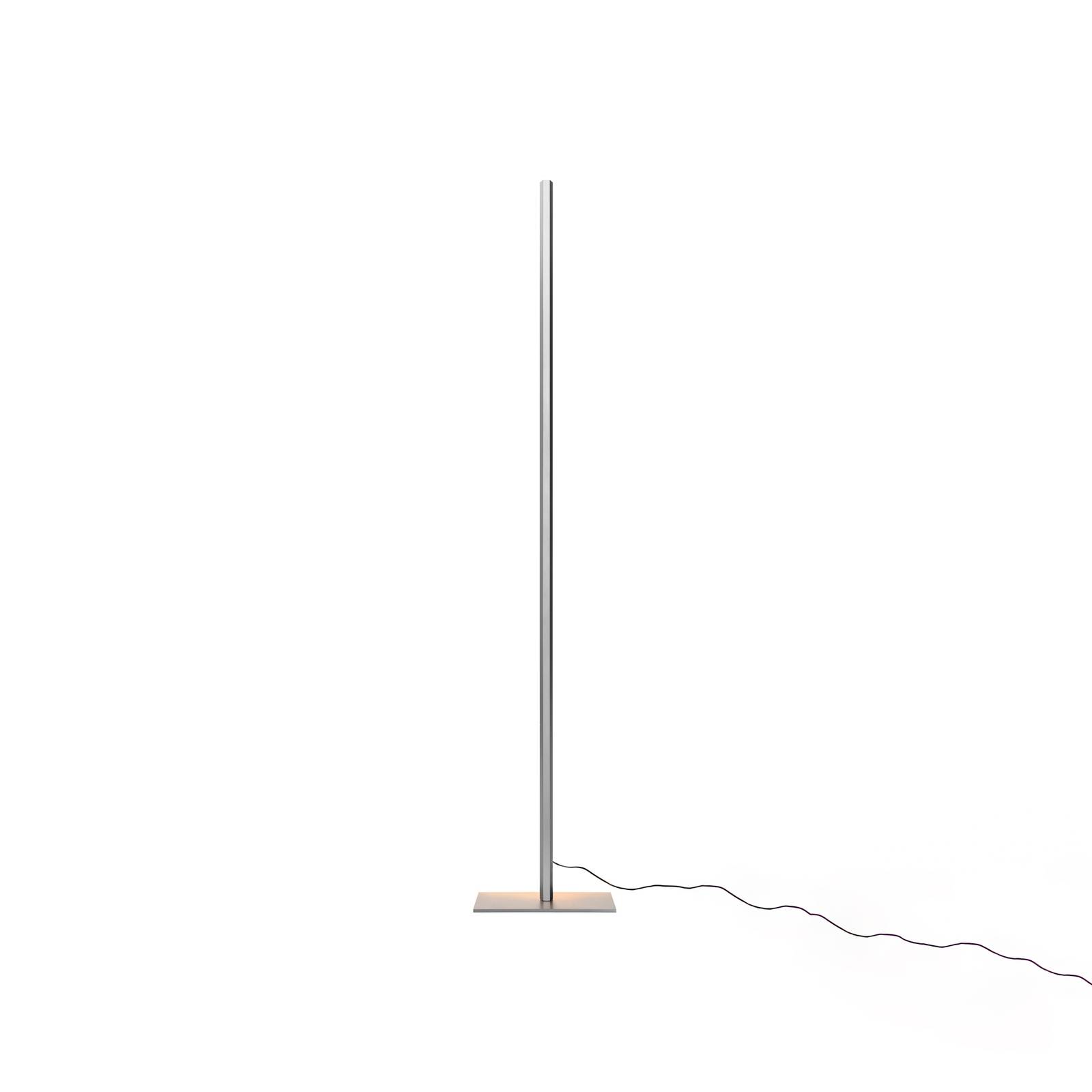 LED-Stehleuchte Lineal, Höhe 180 cm, nickel matt LED-Stehleuchte Lineal, Höhe 180 cm, nickel matt von Carpyen