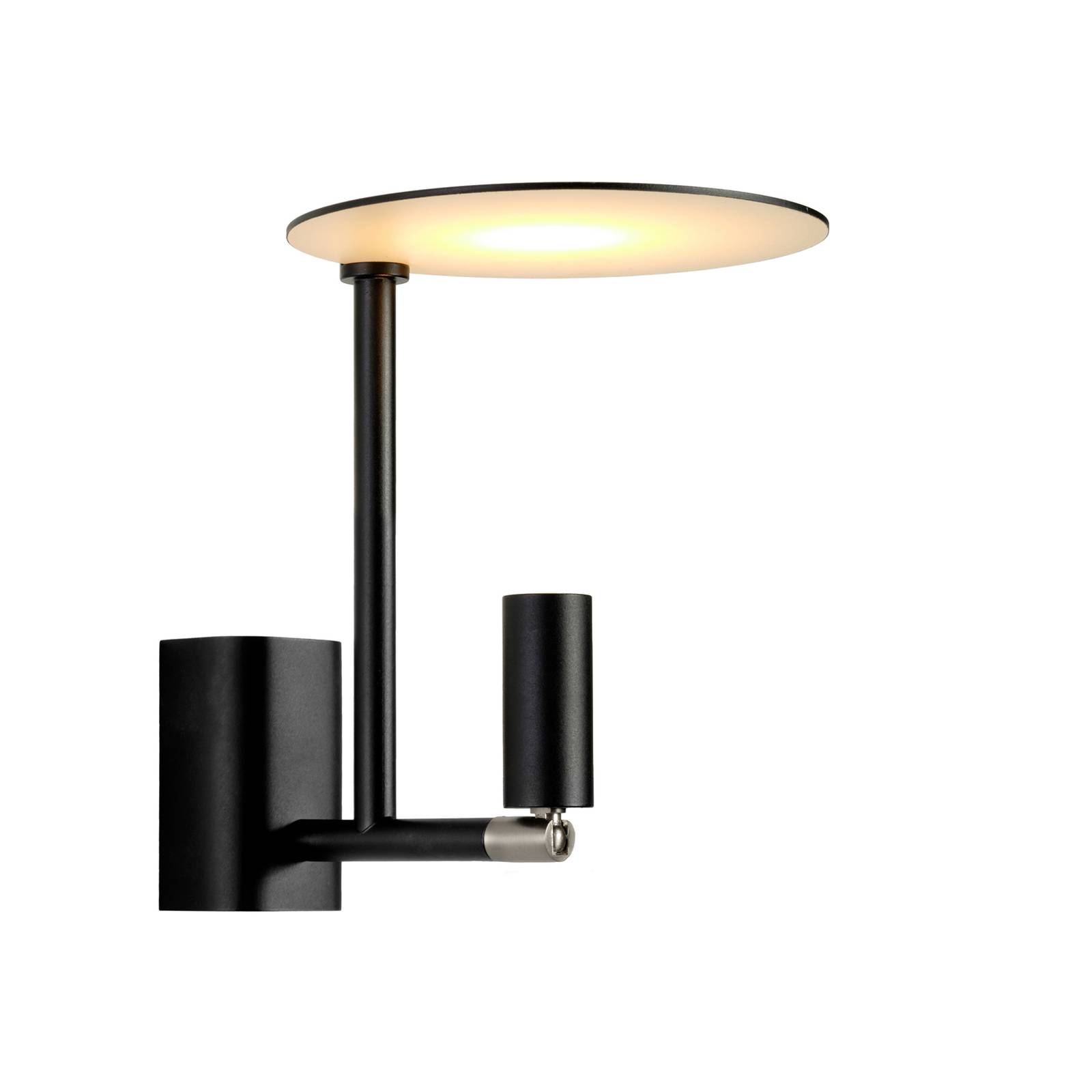 LED-Wandlampe Kelly, Spot ausrichtbar black/nickel von Carpyen