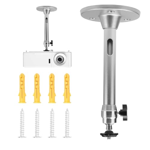 Beamer Deckenhalterung, 360 Grad Universal Beamer Halterung Beamer Wandhalterung, Halterung Beamer Decke Beamerhalterung, Belastbarkeit 5kg Mit Schraubendreher FüR Mini Projektor üBerwachungssysteme. Beamer Deckenhalterung, 360 Grad Universal Beamer Halterung Beamer Wandhalterung, Halterung Beamer Decke Beamerhalterung, Belastbarkeit 5kg Mit Schraubendreher FüR Mini Projektor üBerwachungssysteme. von Carreneu