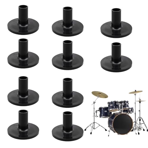 10 Stück Beckenhülsen mit Stab,Beckenständer Hülsen,Trommelbeckenhülsen, Ersatz für Shelf Drum Kit,Filz Hi-Hat-Becher Trommel Beckenständer Zubehör für Regal Schlagzeug Percussion Instrument 10 Stück Beckenhülsen mit Stab,Beckenständer Hülsen,Trommelbeckenhülsen, Ersatz für Shelf Drum Kit,Filz Hi-Hat-Becher Trommel Beckenständer Zubehör für Regal Schlagzeug Percussion Instrument von Carreneu