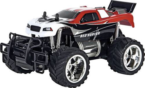 Carrera RC 370180012 Red Hunter X 1:18 RC Einsteiger Modellauto Elektro Monstertruck Heckantrieb (2W von Carrera RC