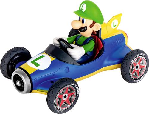 Carrera RC 370181067 Mario Kart Mach 8, Luigi 1:18 RC Einsteiger Modellauto Elektro Straßenmodell von Carrera RC