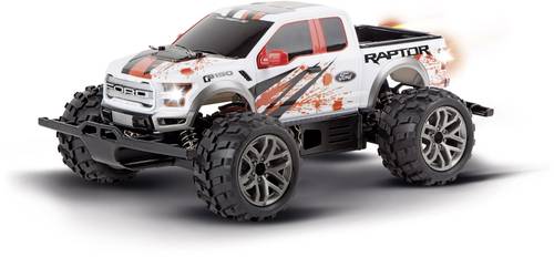 Carrera RC 370183017 Ford F-150 Raptor 1:18 RC Einsteiger Modellauto Elektro Monstertruck Allradantr von Carrera RC